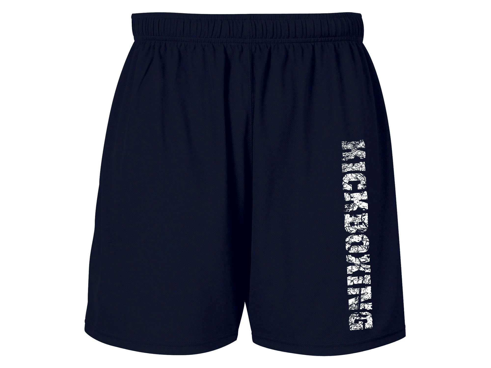 Kickboxing workout sweat proof fabric navy blue shorts XL size