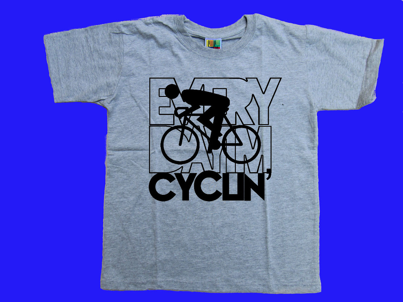 Everyday I'm Cyclin funny parody kid's t-shirt