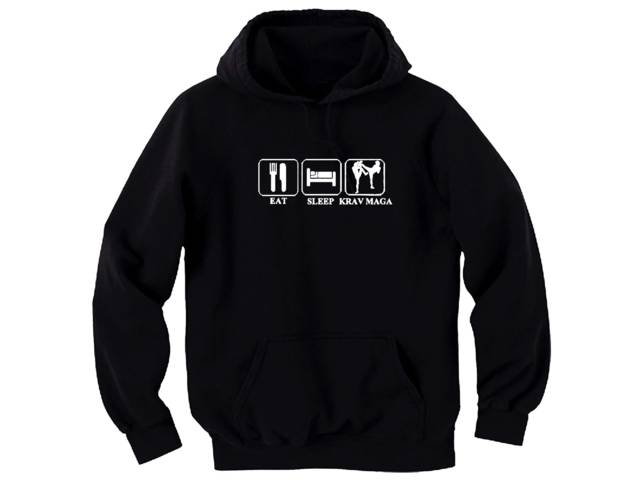 Eat sleep krav maga sweat hoodie