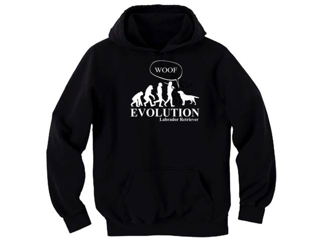Evolution of Labrador funny evolution evolve sweatshirt
