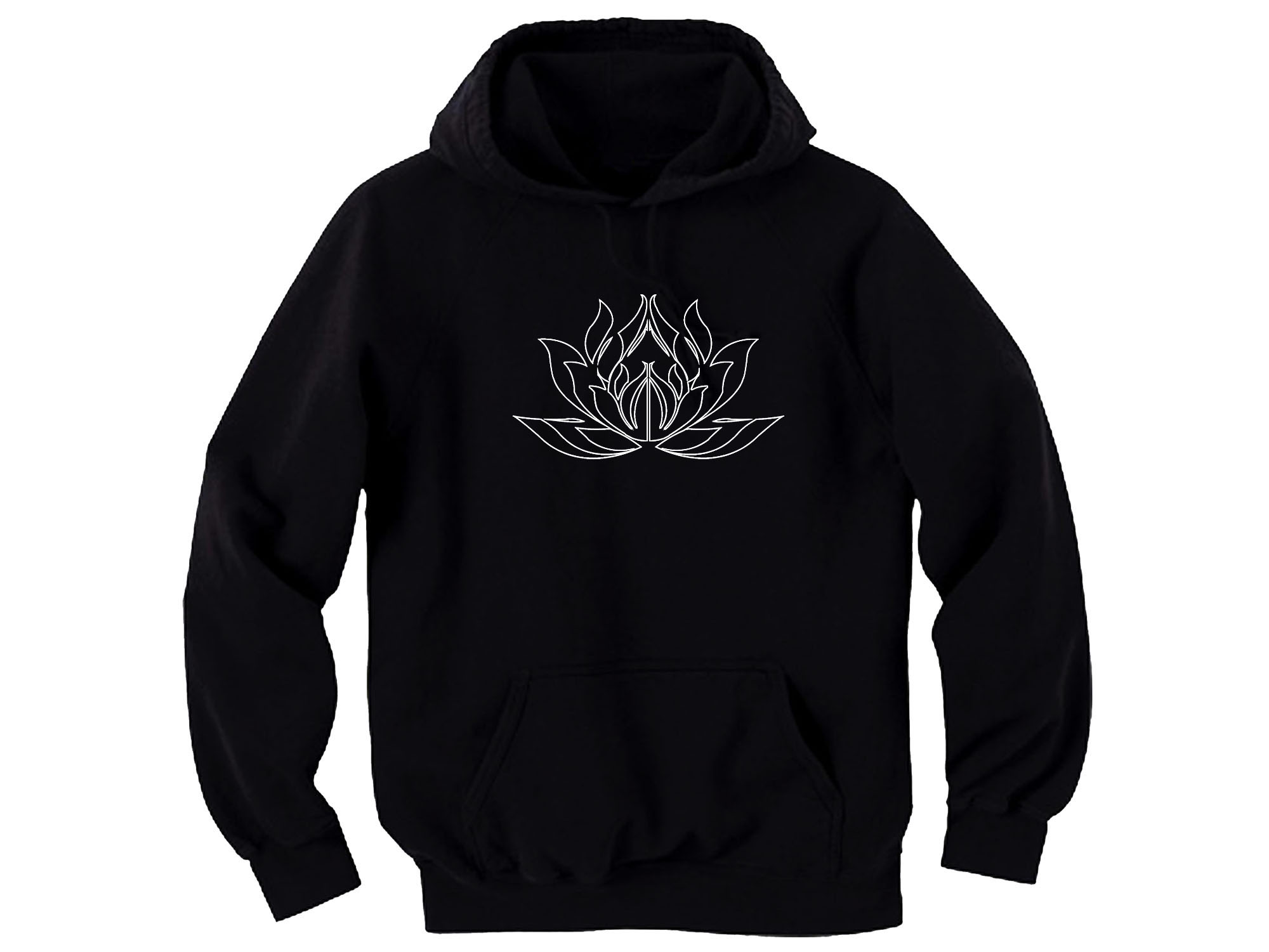 Lotus flower yoga clothes meditation seat pullover hoodie