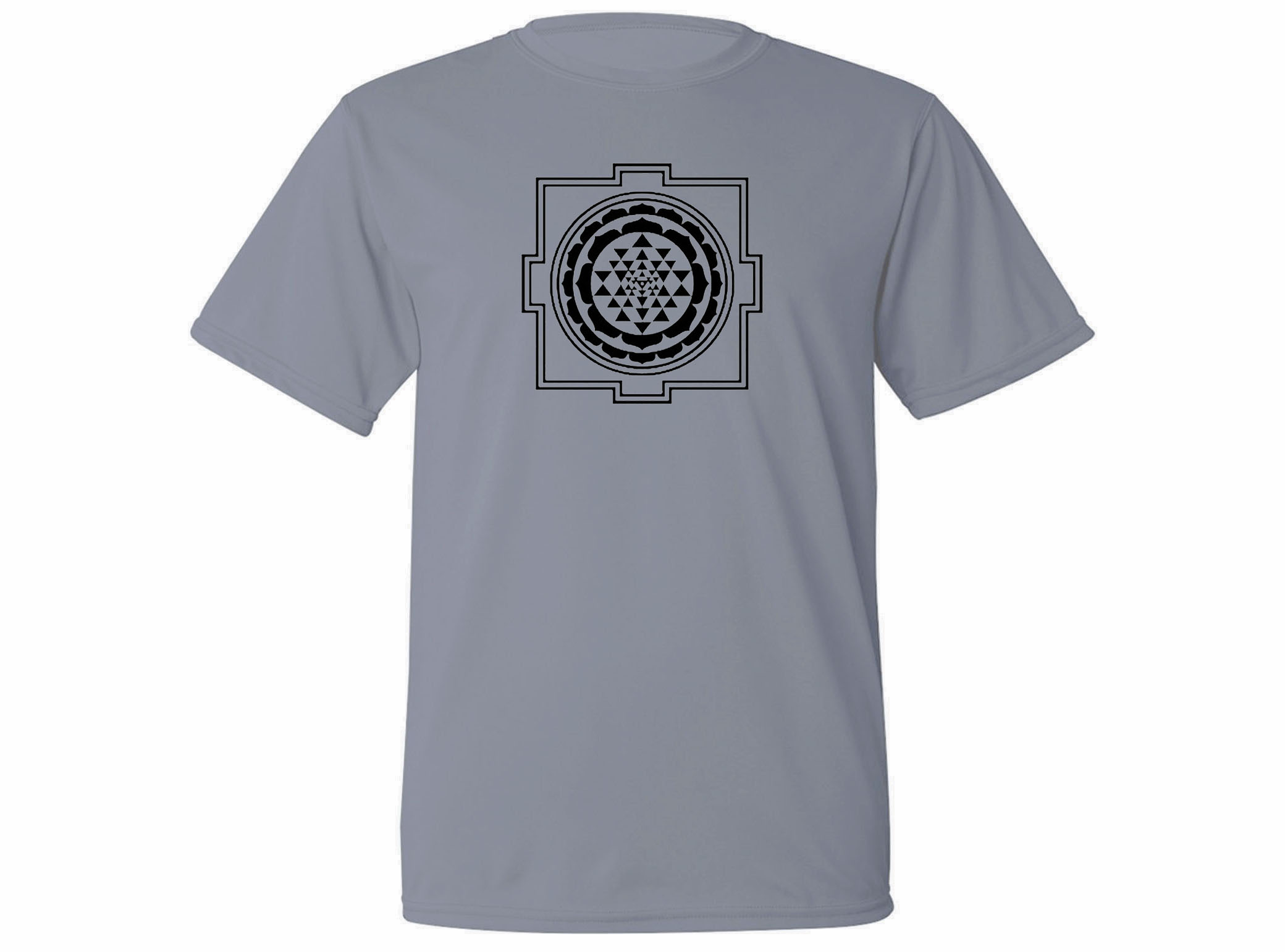 Mandala buddhist sacred art sweat proof fabric workout t-shirt