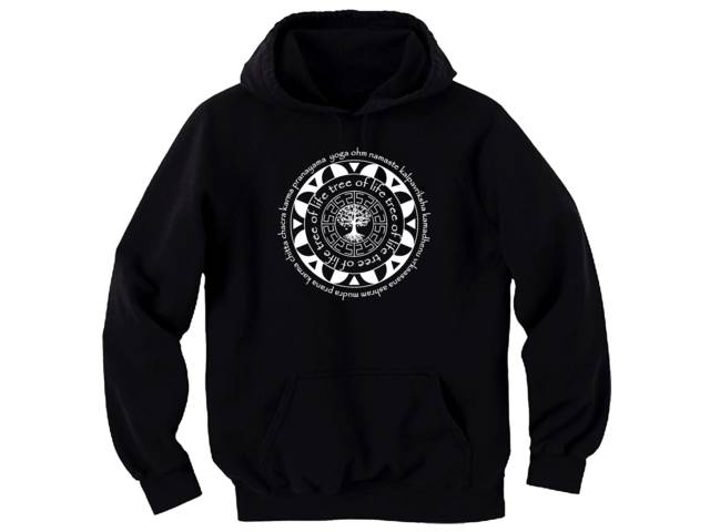 Mandala Tree of life sacred art yoga hoodie