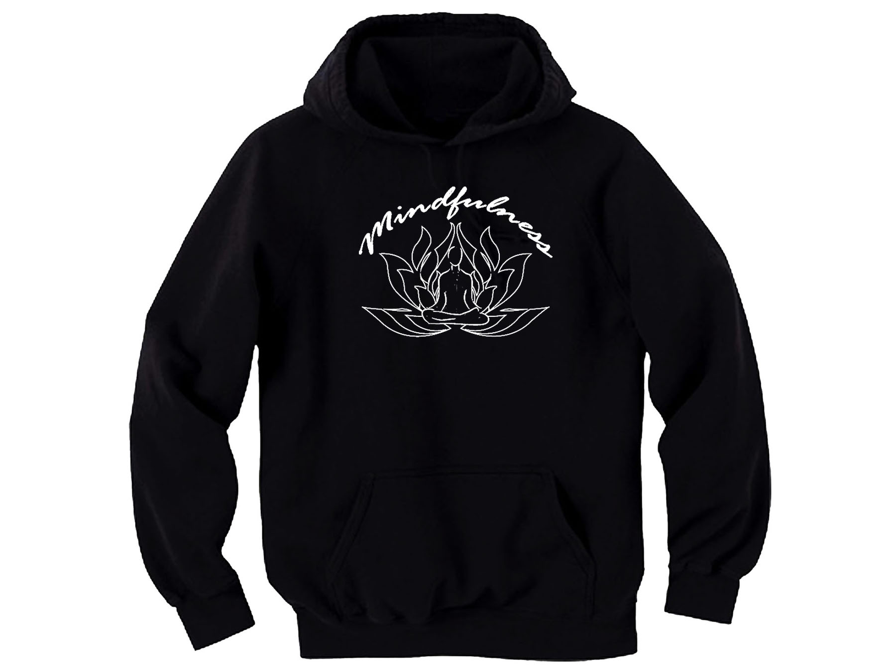 Mindfulness-yoga meditation sweat hooded pullover