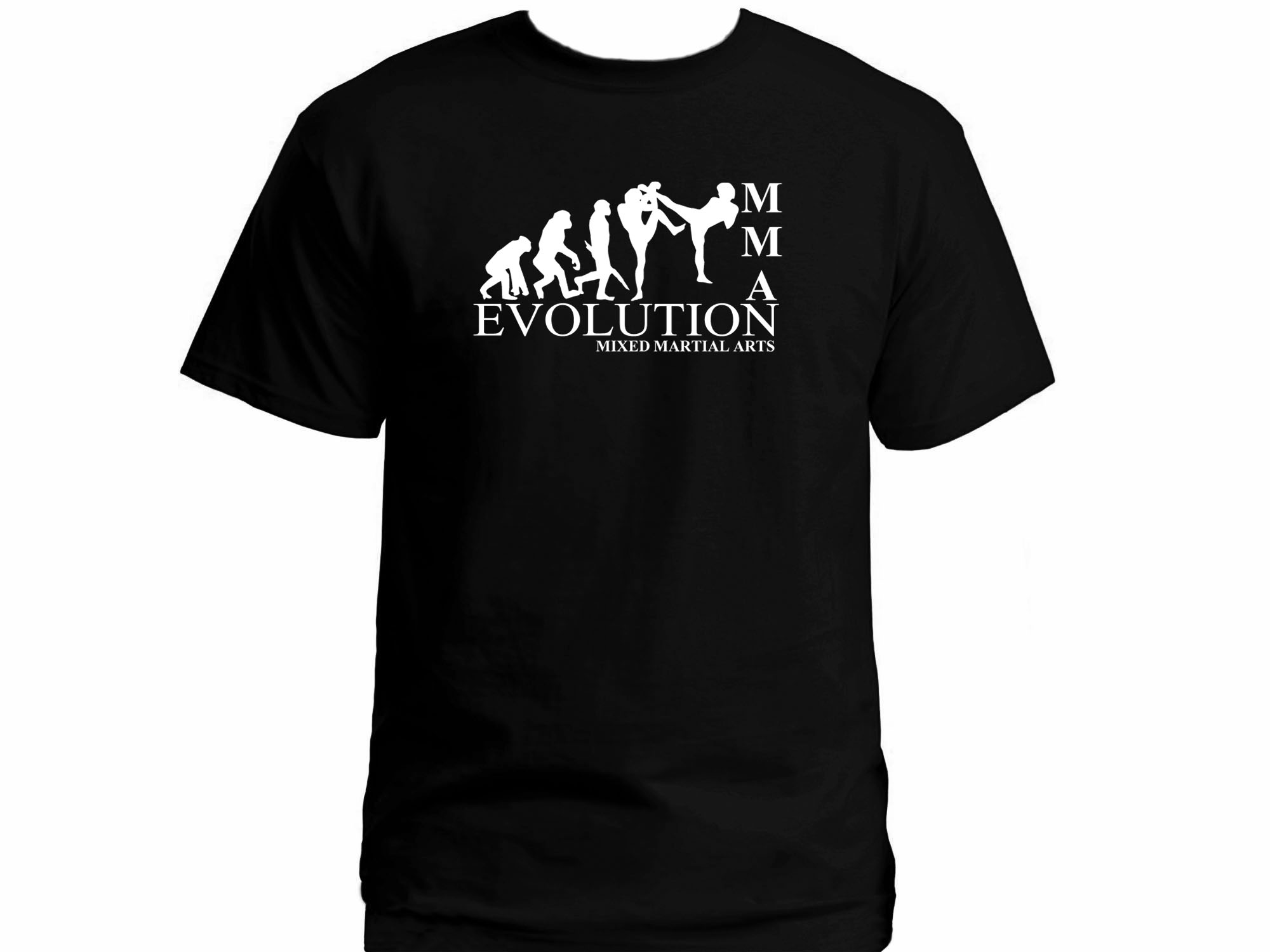 MMA evolution mixed martial arts t-shirt