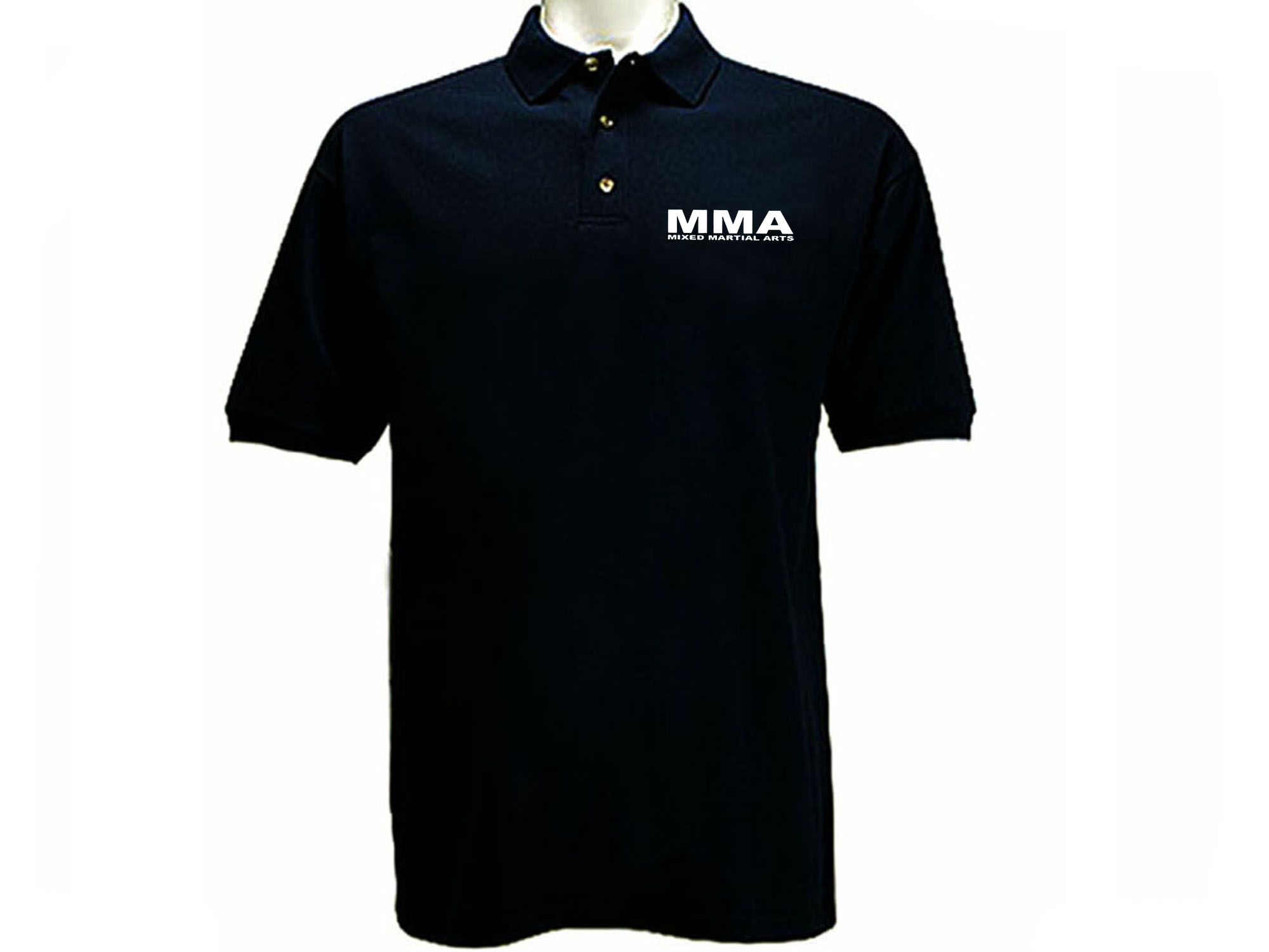 MMA mixed martial arts polo style t-shirt