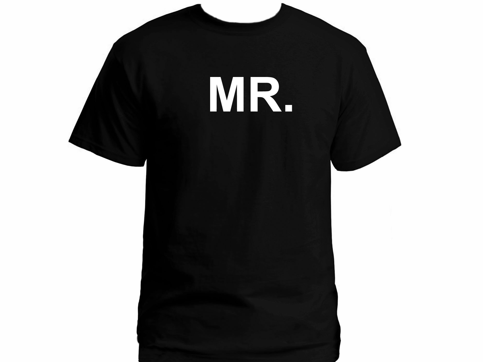 Mr. funny couple groom t-shirt