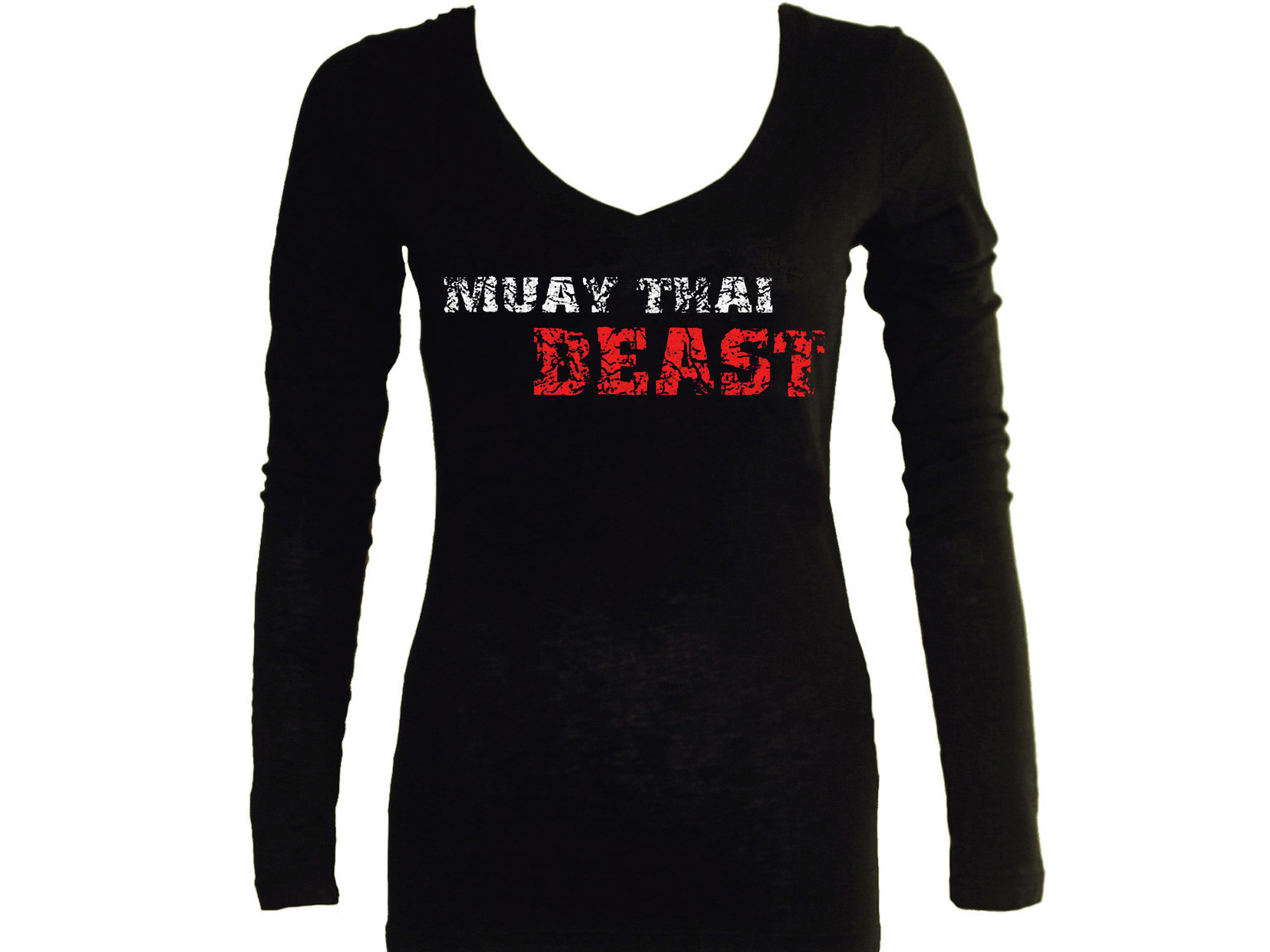 Muay Thai beast boxing women or junior sleeved t-shirt