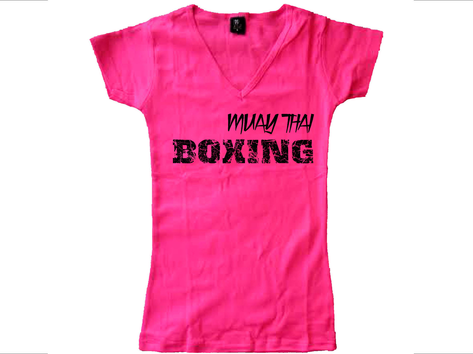 Muay Thai boxing women or junior pink t-shirt