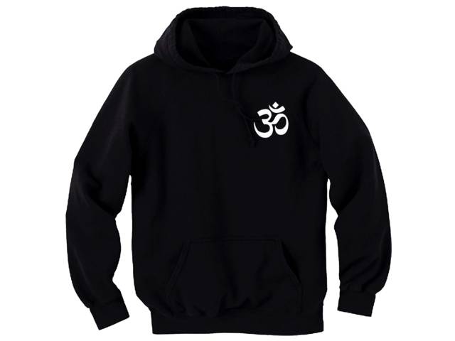Ohm hoodie - om aum yoga symbols