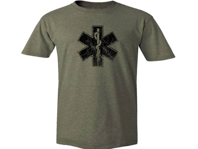 Paramedic symbol medic customized t-shirt 2