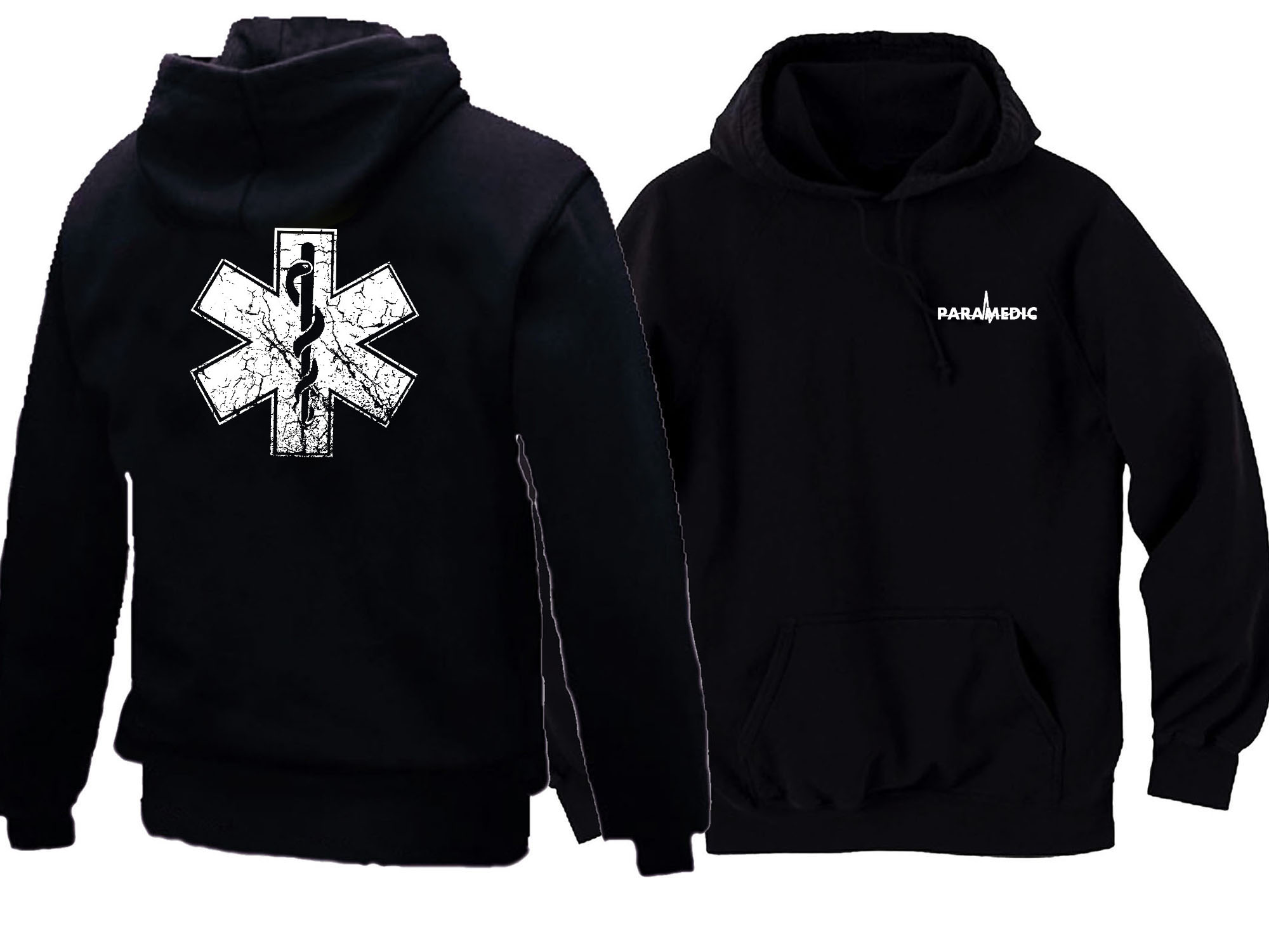 Paramedic medic gifts black hoodie 4