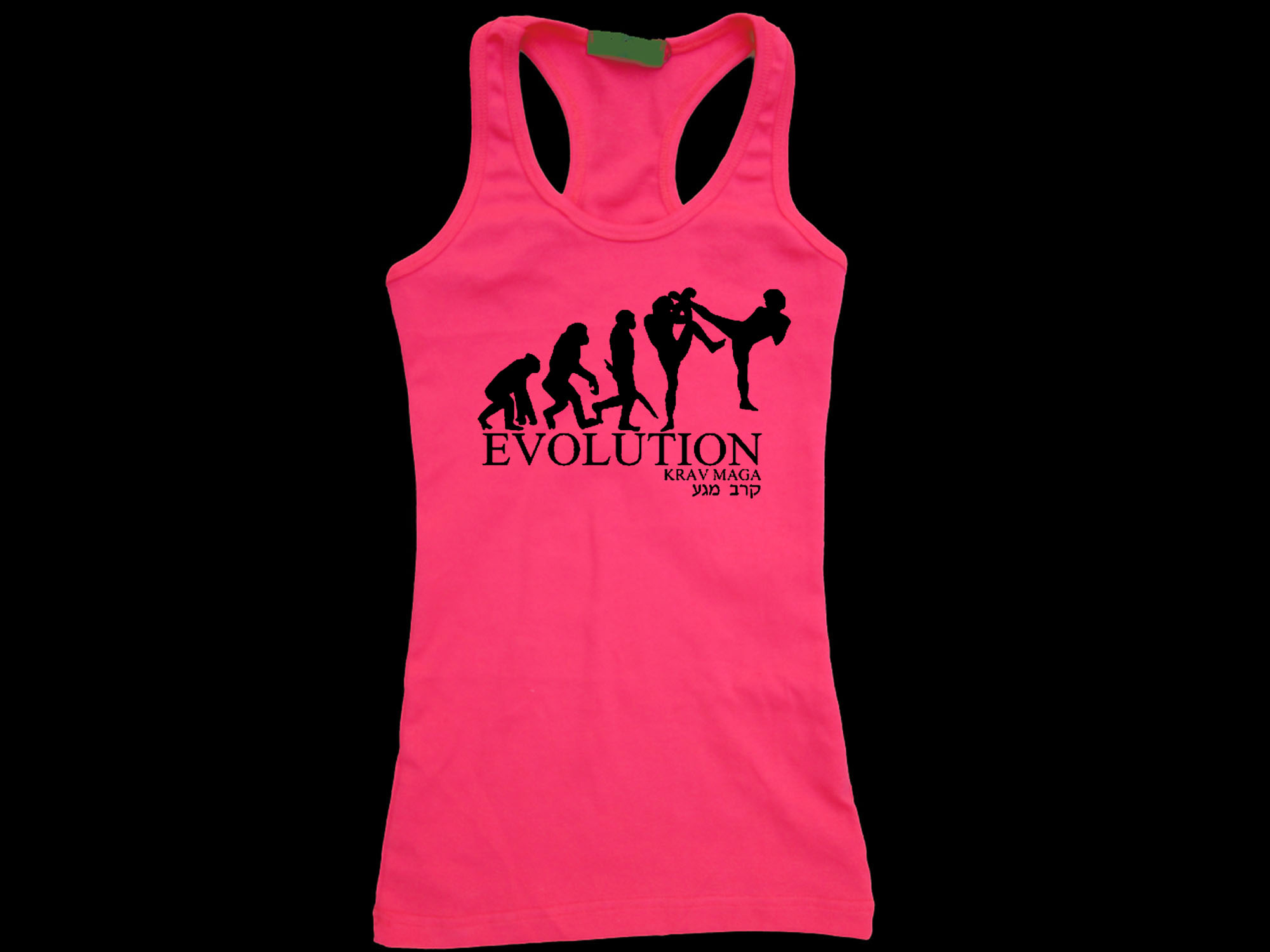 Krav maga evolution women women/junior pink tank top S/M b