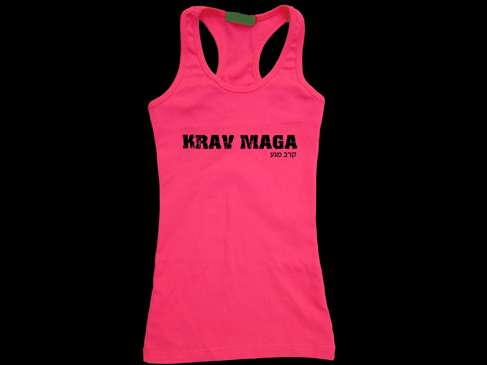 Krav maga women women/junior pink tank top S/M c