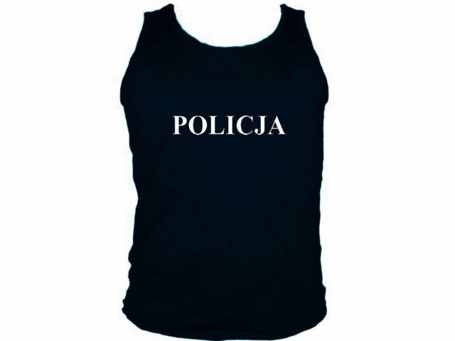Policja polish police poland pride polska tank shirt
