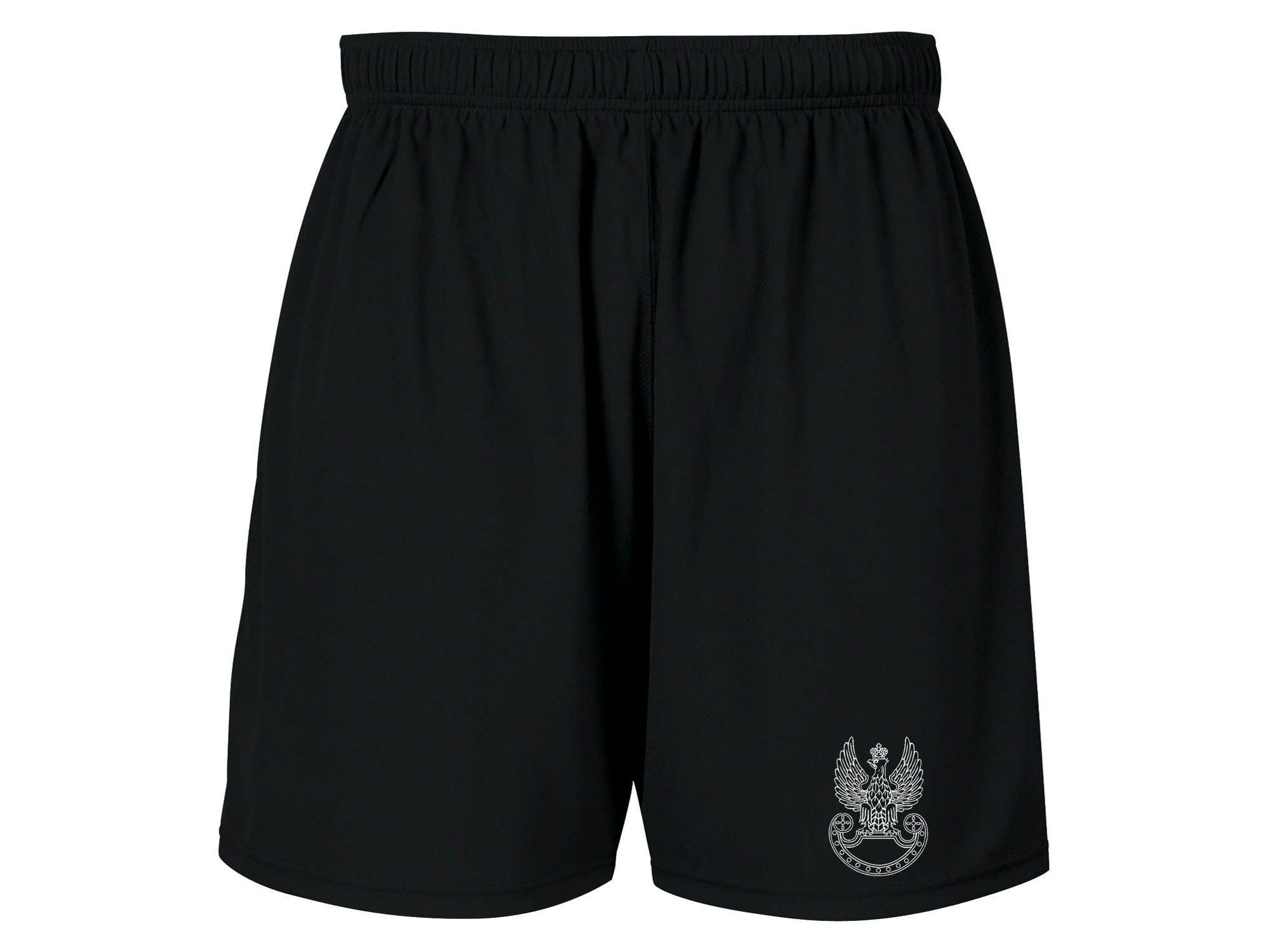 Poland army emblem Polish Eagle moisture wicking workout shorts