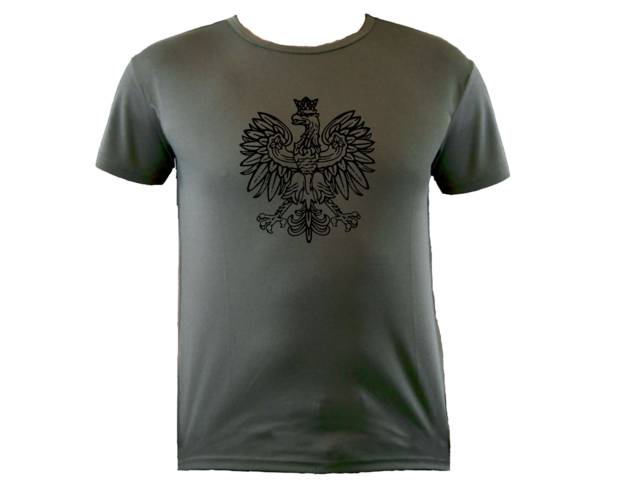 Poland coat of arms Polish Eagle moisture wicking training tshirt