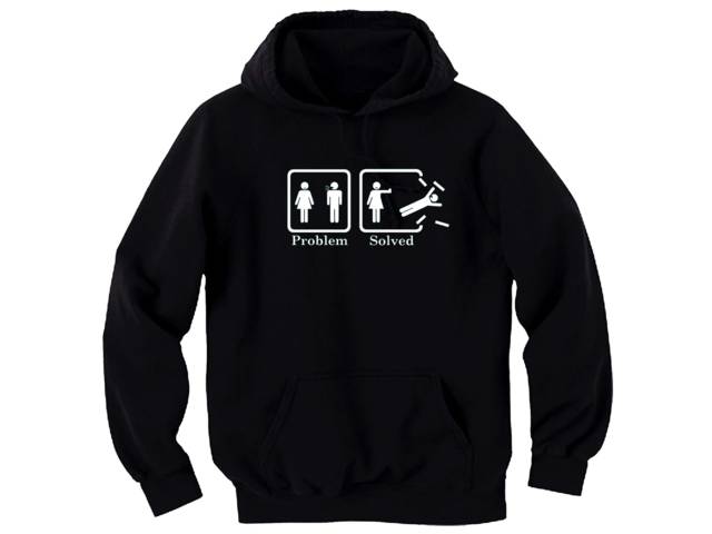 Problem solved funny couple divorce pullover hoodie 2