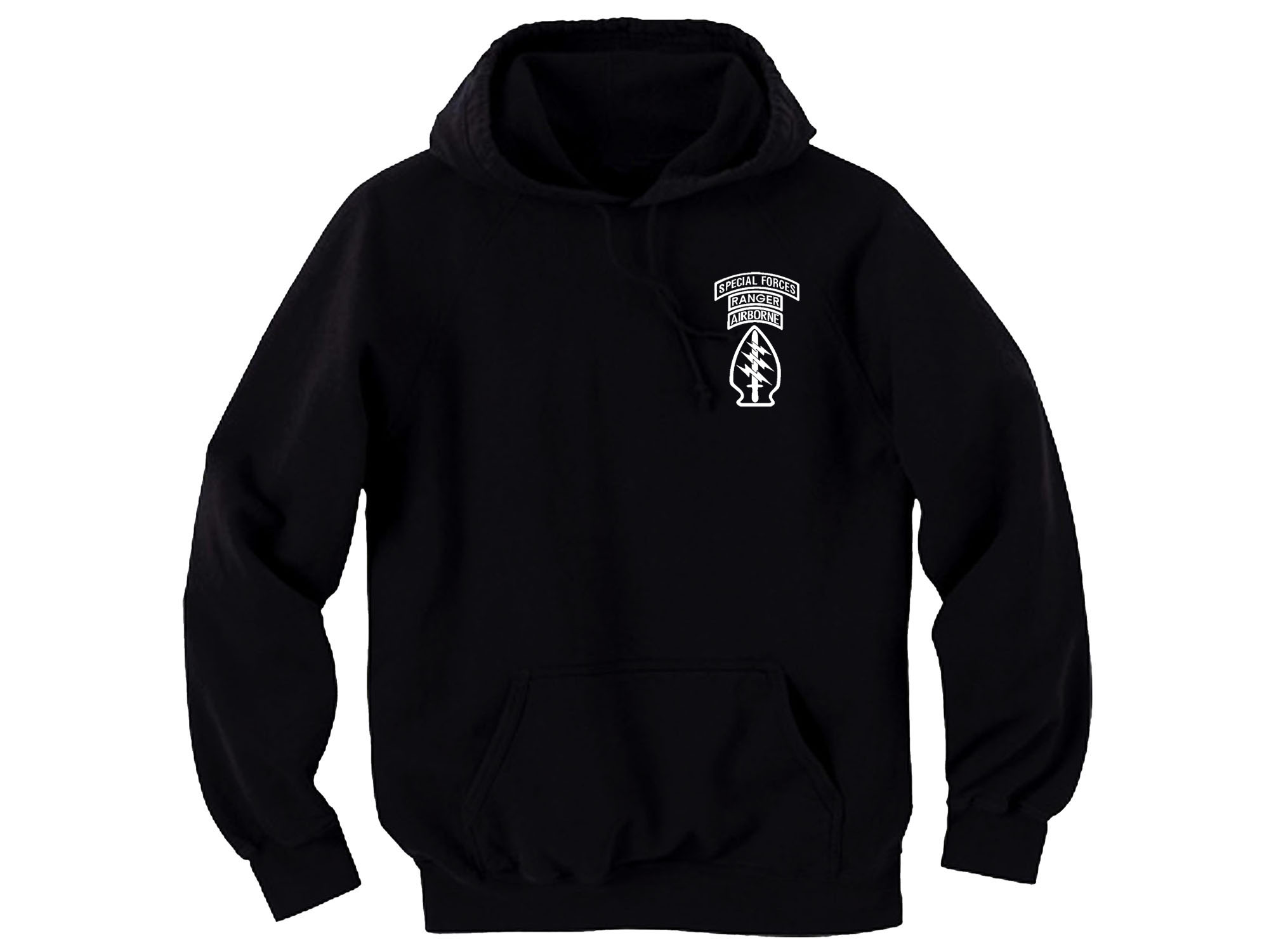 US army elite unit commando rangers military pullover sweatshirt