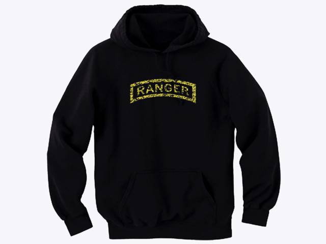 Ranger hoodie-distressed print