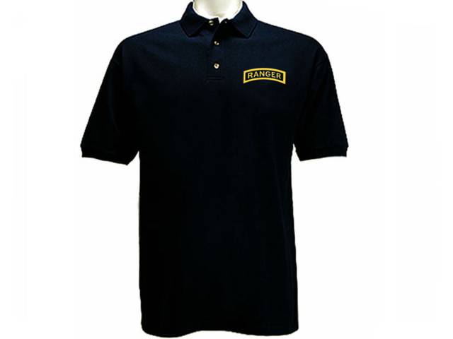 Ranger tab button up polo t-shirt