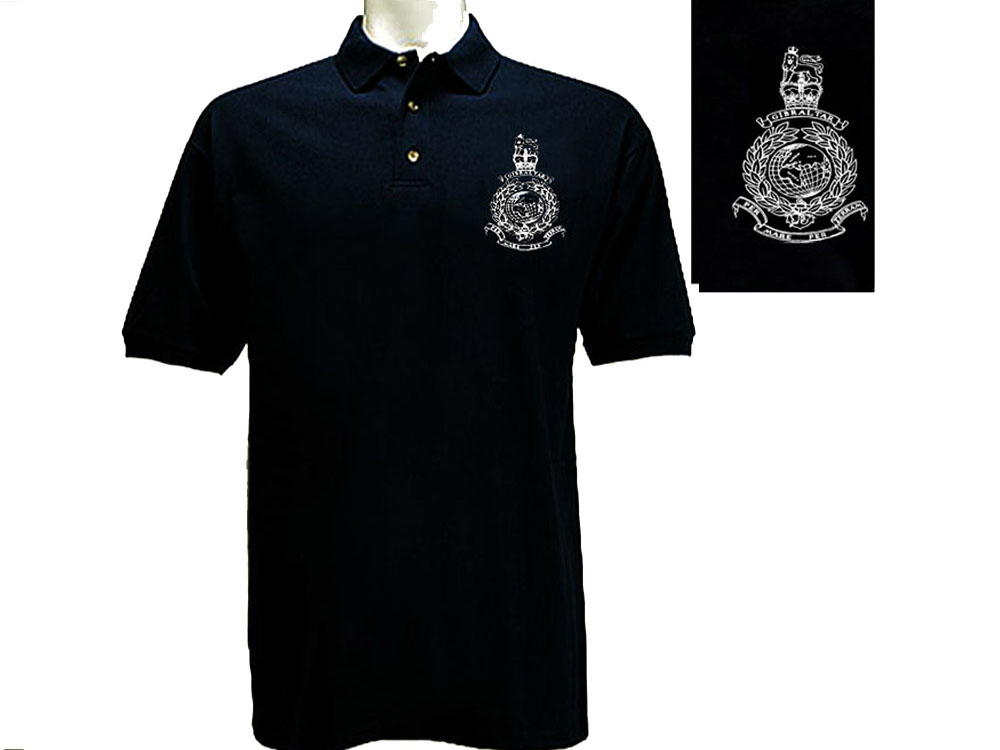Bristish Royal marines commando polo style tshirt