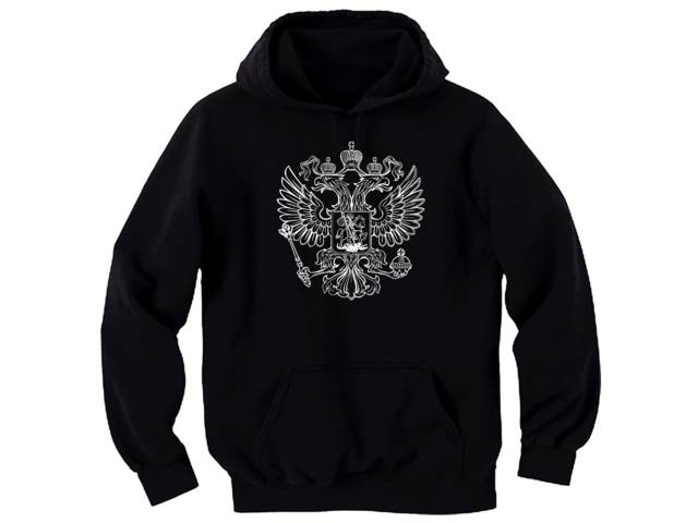 Russian coat of arms two headed eagle sweat hoodie