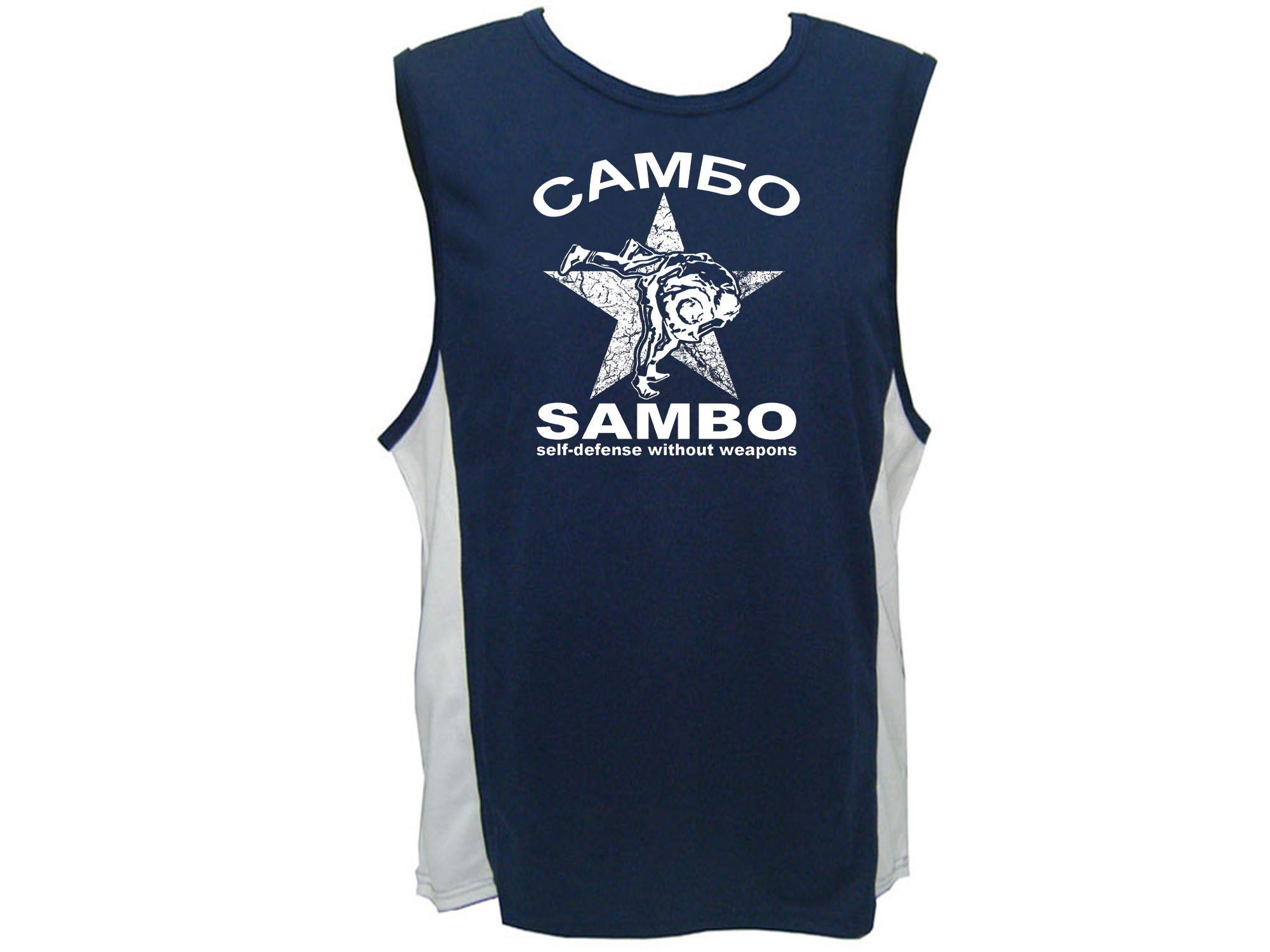 Sambo Russian martial arts sweat proof workout tank top