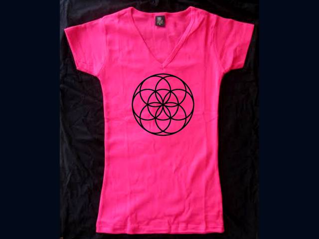 Sacred geometry - seed of life spirit women top shirt