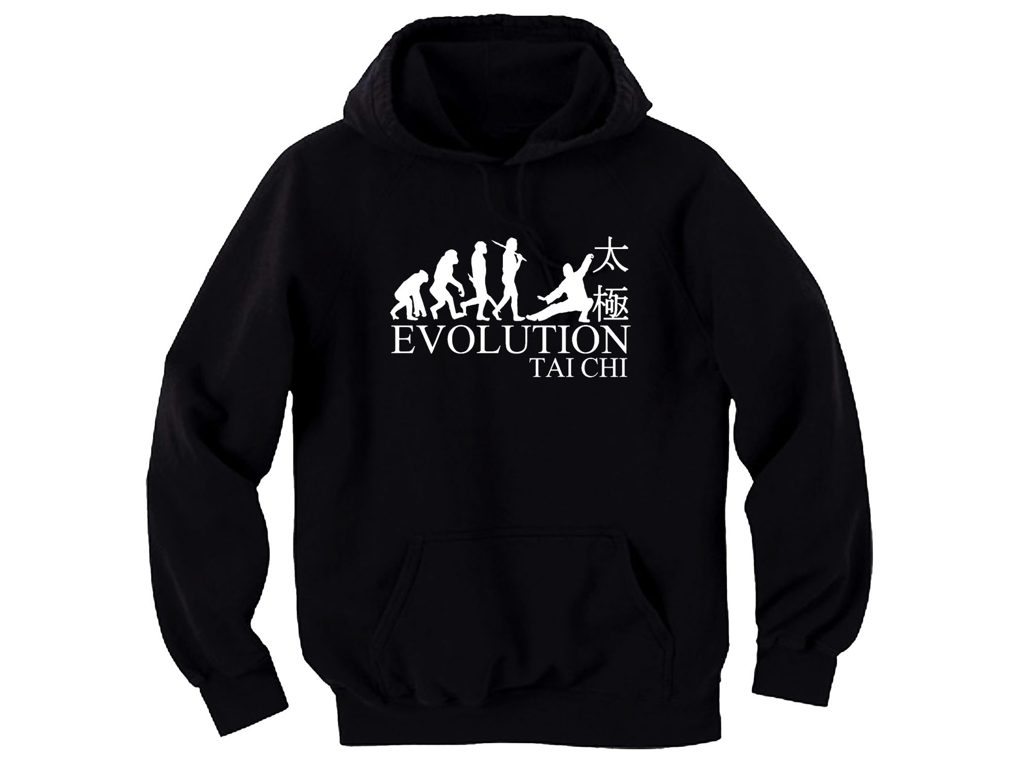 Evolution Tai Chi martial arts MMA black hoodie