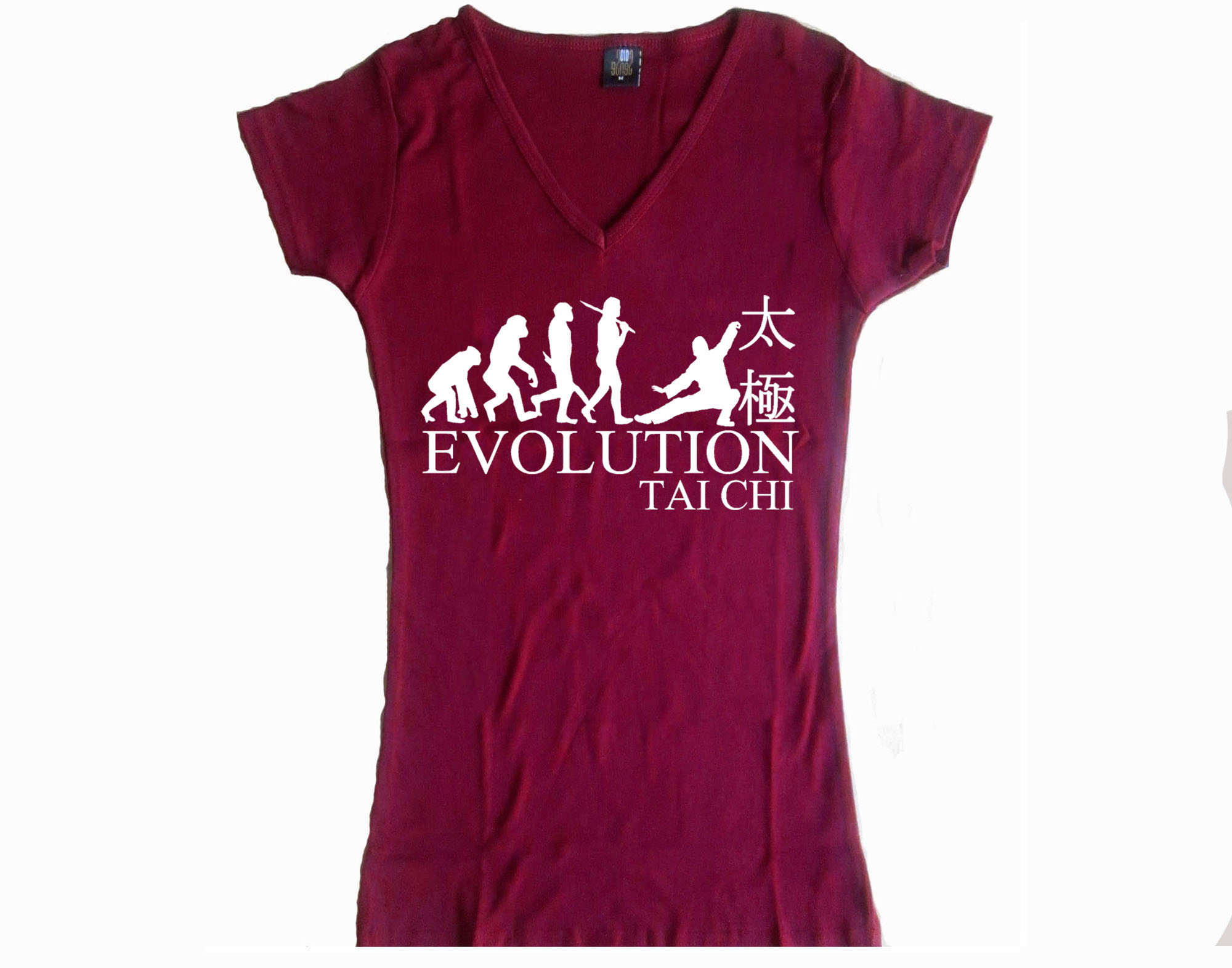 Tai chi evolution Chinese martial arts women or junior t-shirt 2
