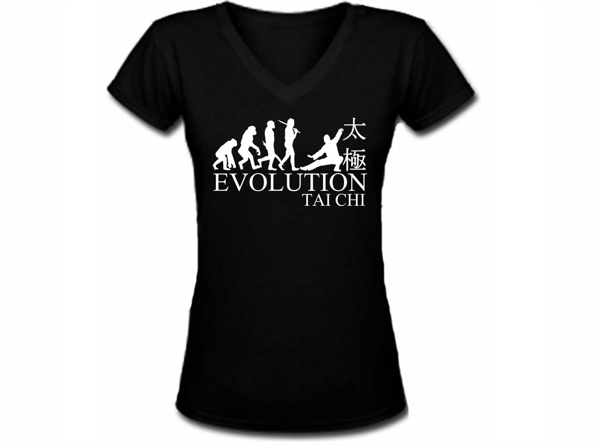 Tai chi evolution Chinese martial arts women or junior t-shirt