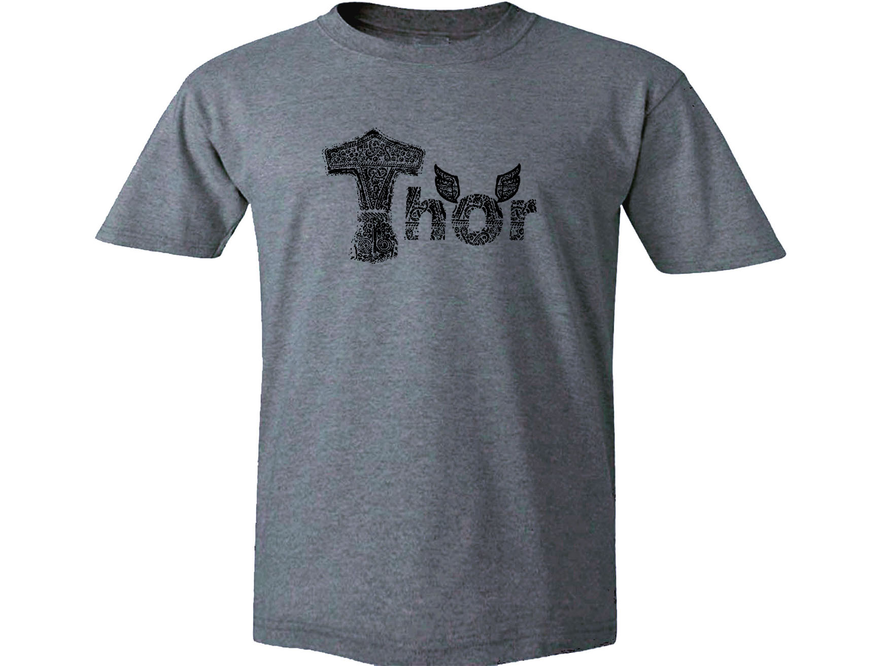Norse mythology Thor Hammer gray t-shirt