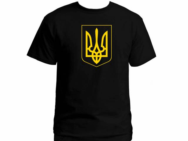 Ukrainian coat of arms national symbol tryzub t shirt